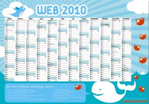 Twitter Kalender 2010 Twitter Kalender zu gewinnen