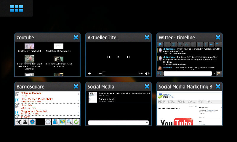 Nokia N900 Social Media Apps Maemo Screenshot Nokie N900