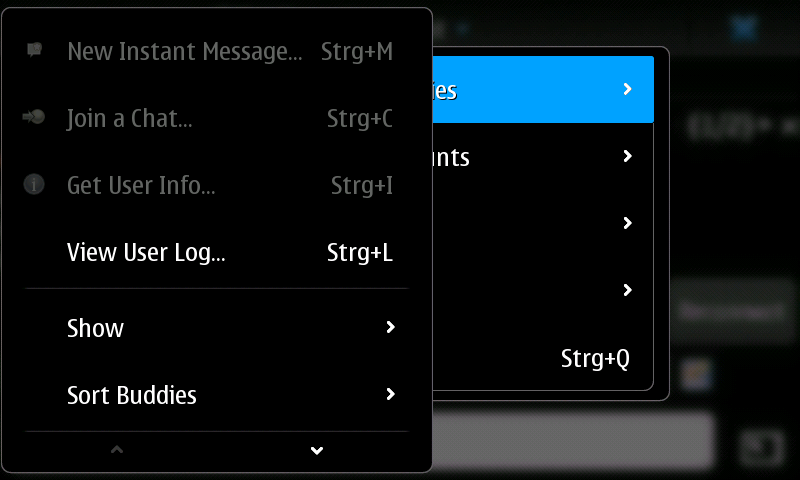 Pidgin Screenshot Nokia N900
